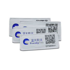 ISO18000-6C Pasif RFID Çamaşır Etiketi NXP 8 Çip Barkod Baskı ile