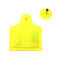 Sarı UHF RFID Hayvancılık Etiketleri / Küçük Çok Fonksiyonlu RFID Sığır Etiketleri