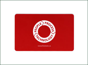 Elektronik Temassız Ödeme Kartı / Kırmızı Özel Baskılı RFID Kartları
