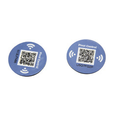 13.56 MHz Çevre Dostu Epoksi NFC Etiketi Rfid Qr Kod Baskısı
