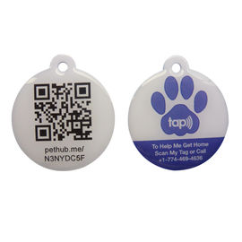 Ekolojik Arkadaşlıklı QR Kod Yazdırma Özel Boyutlu NFC RFID Epoxy Etiketi