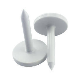 41 * 28mm Beyaz ABS Ağaç Orman Yönetimi Için RFID Ahşap Tırnak Etiketi Su Geçirmez